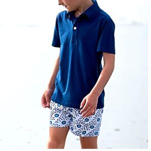 NWT -Julia Amory x Smockingbird Shorts in Blue Dahlia